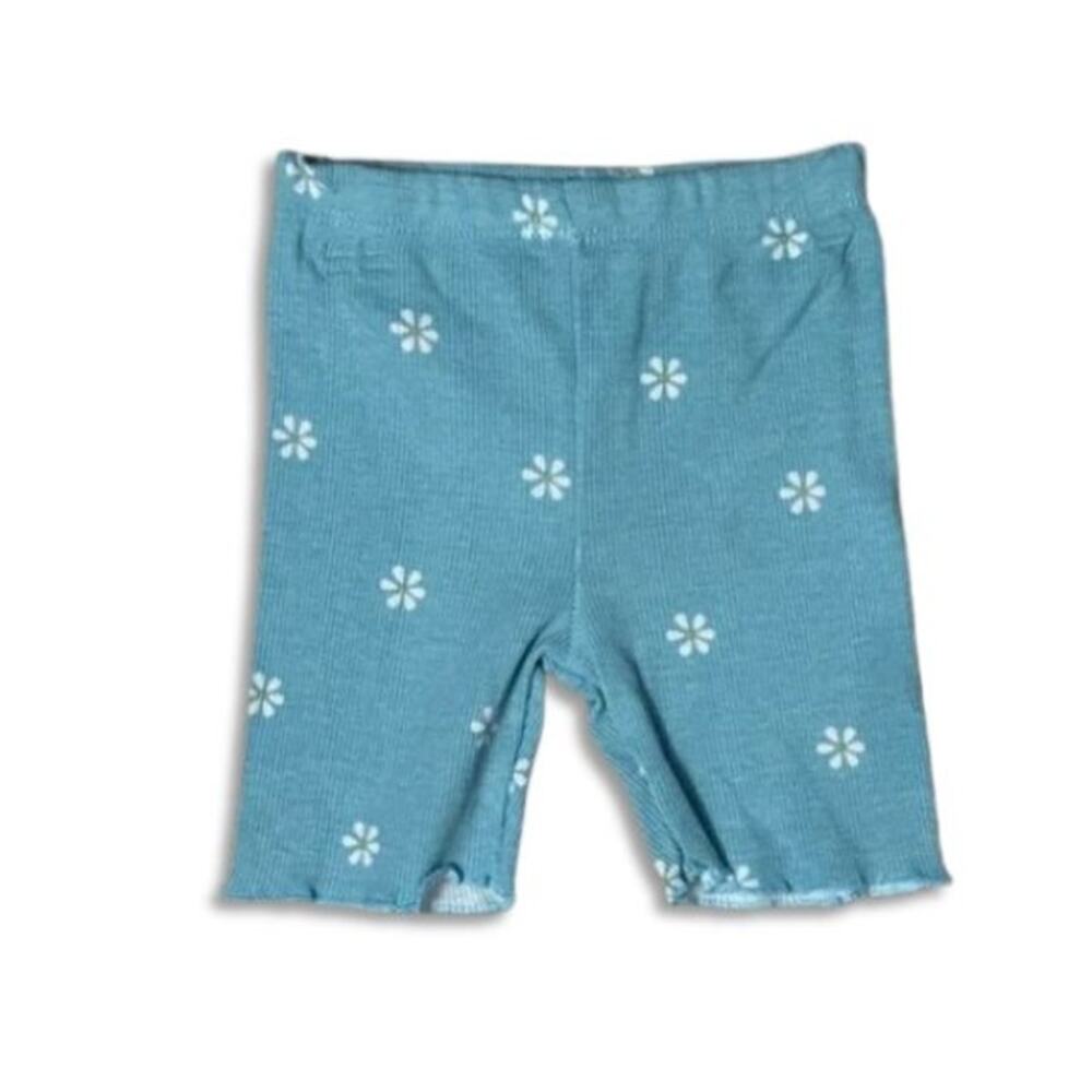 Jessica Simpson Capri Pants Elastic waistband Stretch Knit Fabric Blue 18M NWT